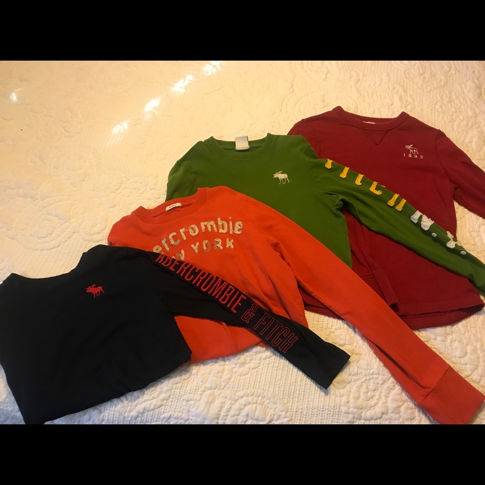 Boys Abercrombie shirt lot